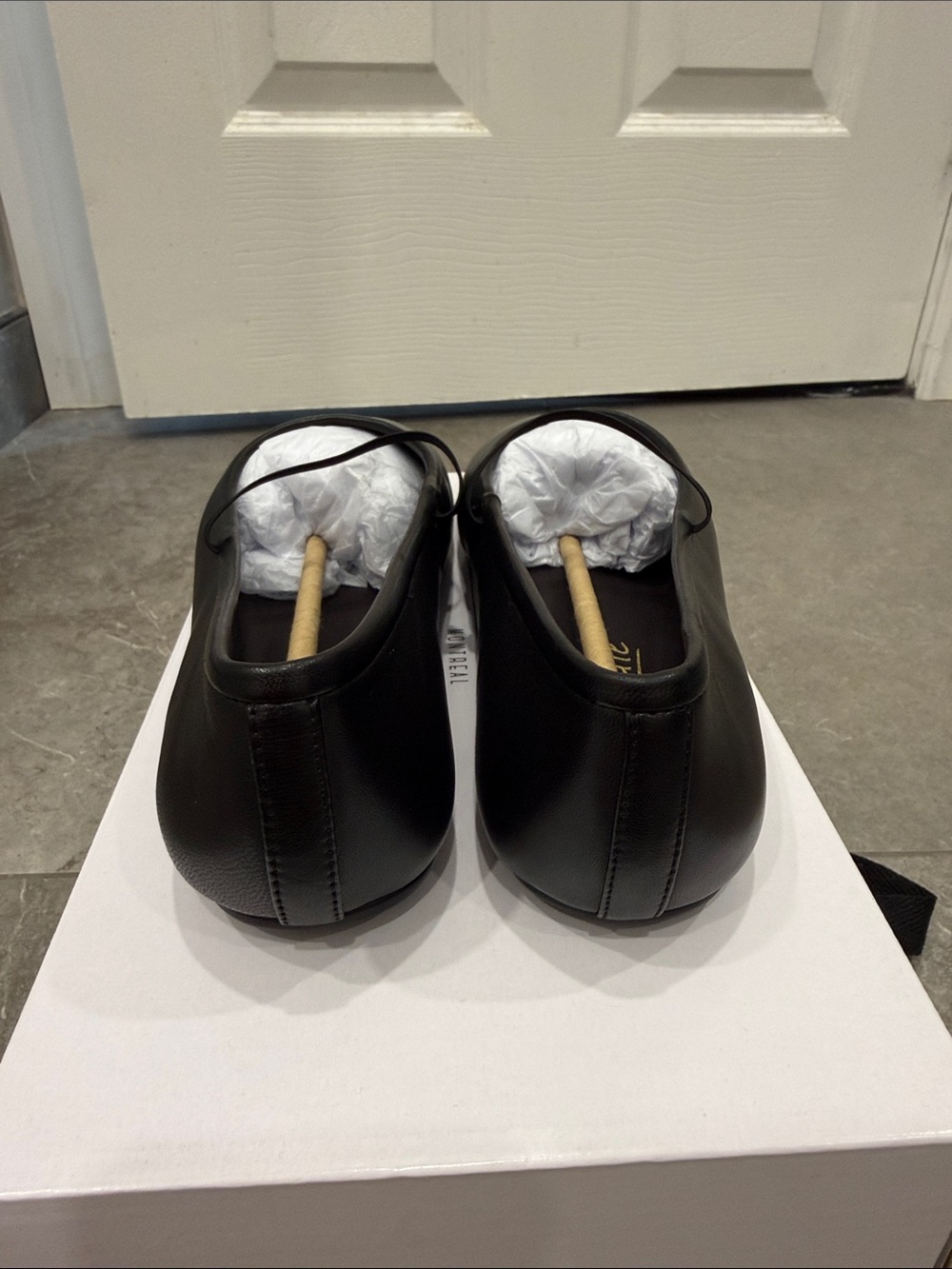 L’Intervalle Ulica Black Leather Ballet Flat size 38 - Picture 5 of 6